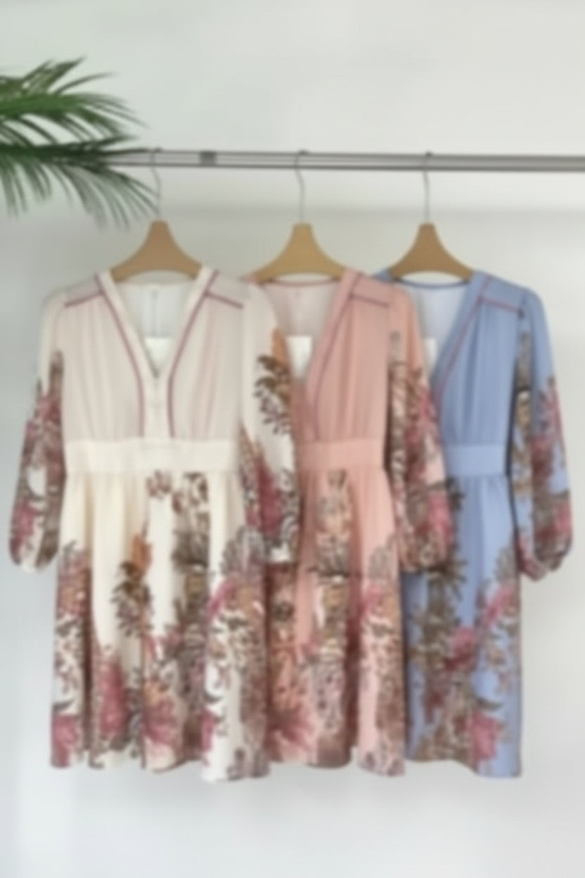 Fließendes Sommerkleid im Bohemian-Stil