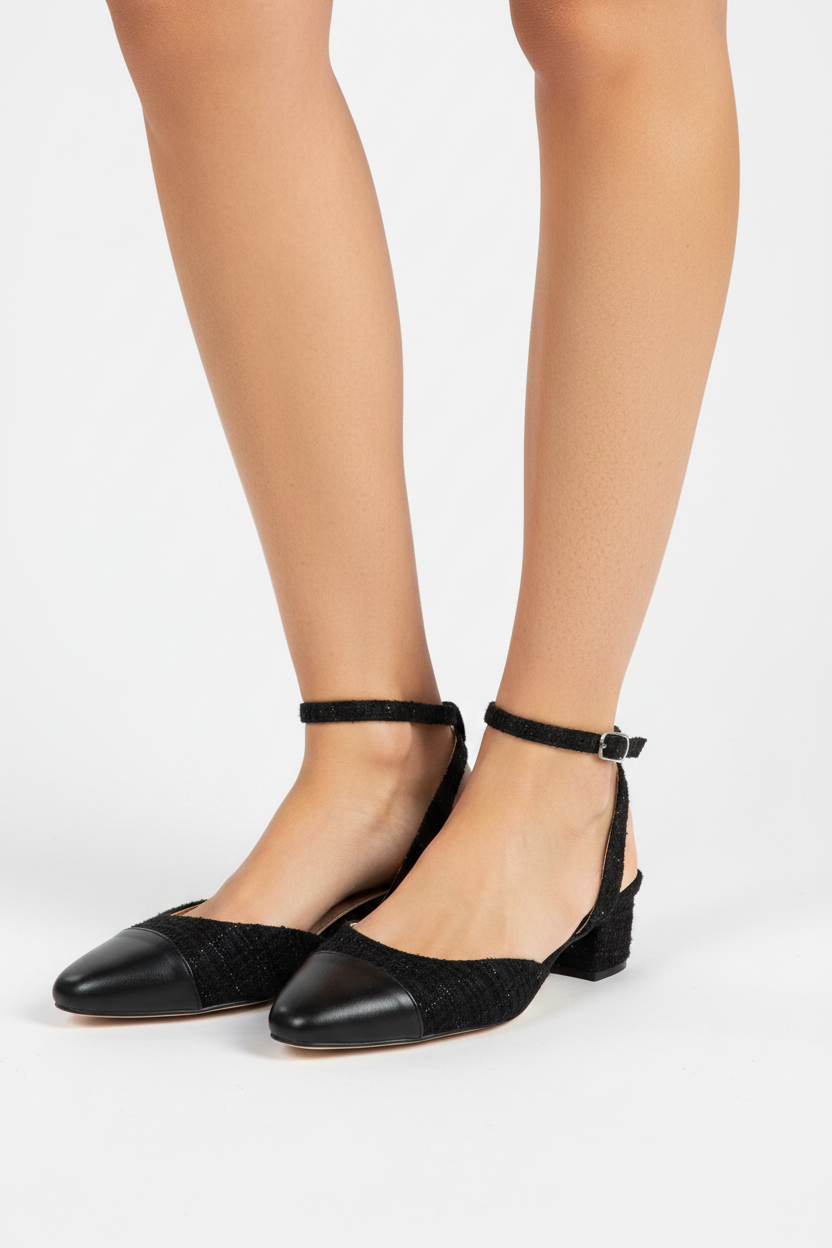 Elegant Tweed Pumps