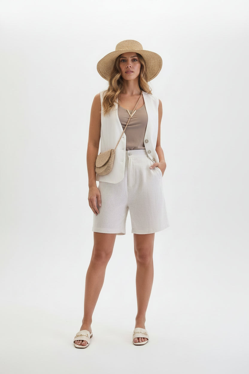 Leinenmix Shorts