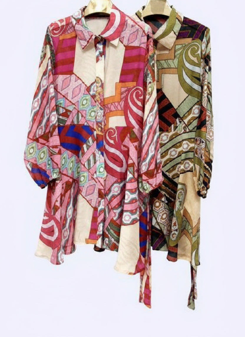 Premium Seidenmix Kleid