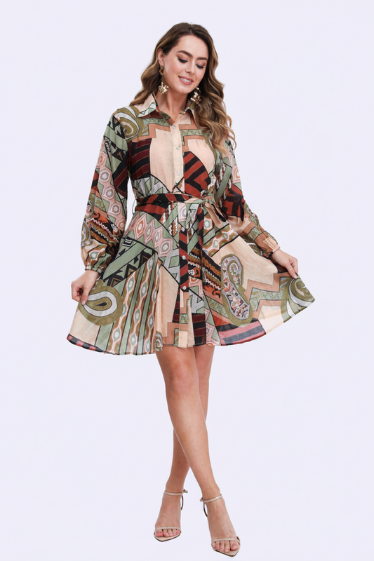 Premium Seidenmix Kleid