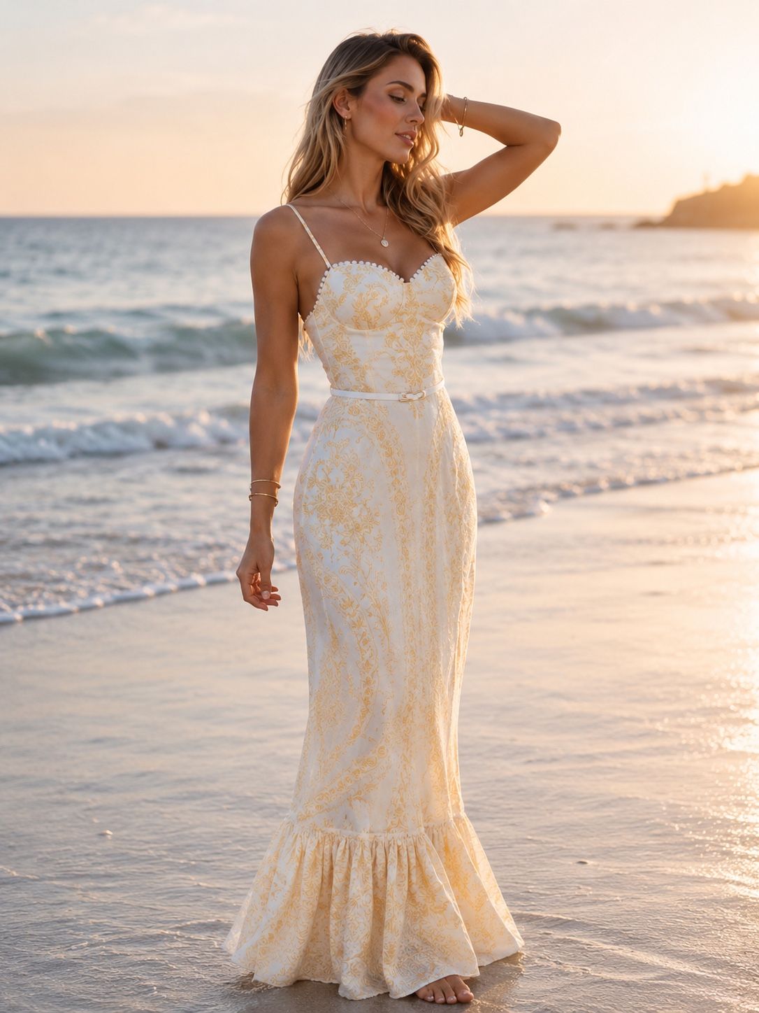 Ornament Maxikleid