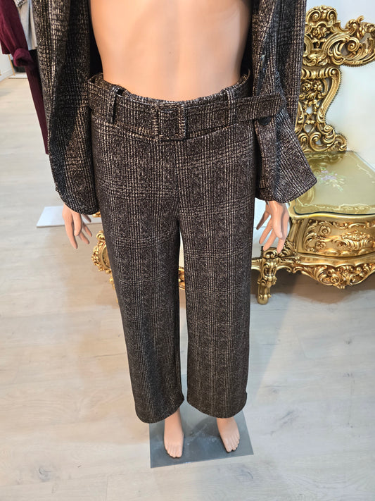 Schottische Anzughose mit Gurt